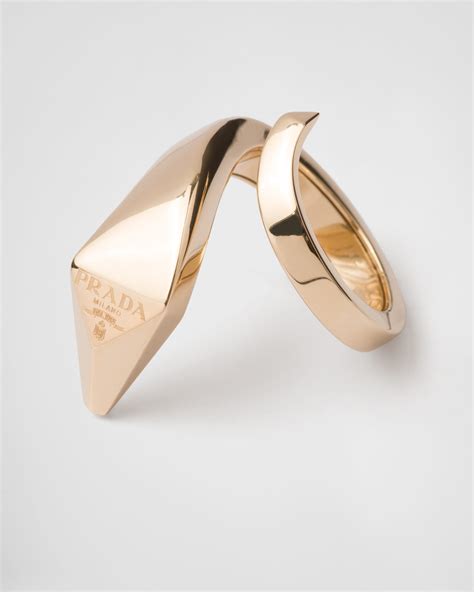 prada gold ring australia|Prada earrings price.